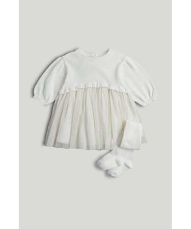 MOTHERCARE kleita ar garām piedurknēm un zeķubikses,  cm 