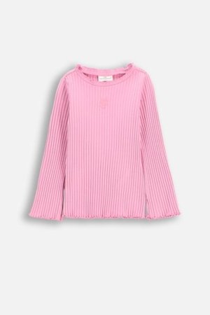 COCCODRILLO pikkade varrukatega särk MAXITROPIC GIRL KIDS, roosa, WC5143104MGK-007-122, 122 cm 