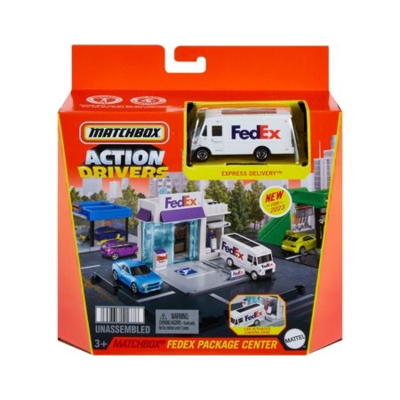 MATCHBOX Action Drivers teeninduskeskuste mängukomplektid, HJT89 HJT89