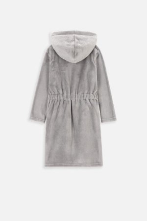 COCCODRILLO hommikumantel BATHROBE, grey, WC4410102BAT-019- 