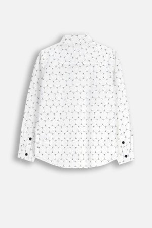 COCCODRILLO pikkade varrukatega särk BACK TO SCHOOL BOY, valge, WC5136101BSB-001-164, 164 cm 
