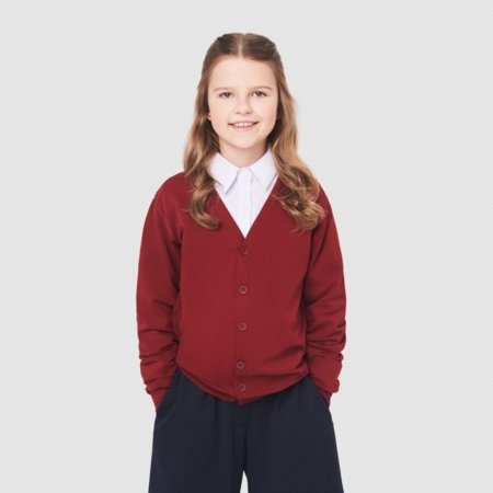 MAMAJUM kardigan, 3-007553, kirsi värv, 122/128 cm 