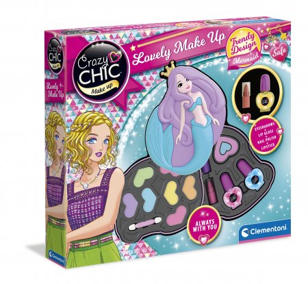 CLEMENTONI CRAZY CHIC meigikomplekt Merineitsi Make,18652 18642