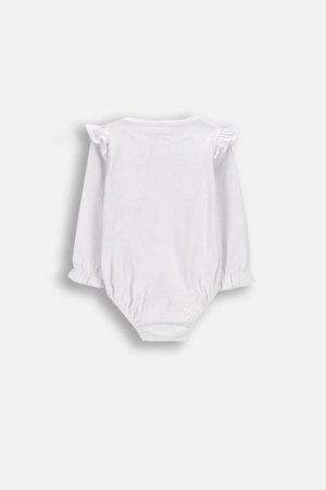 COCCODRILLO pikkade varrukatega bodi, valge, suurus 