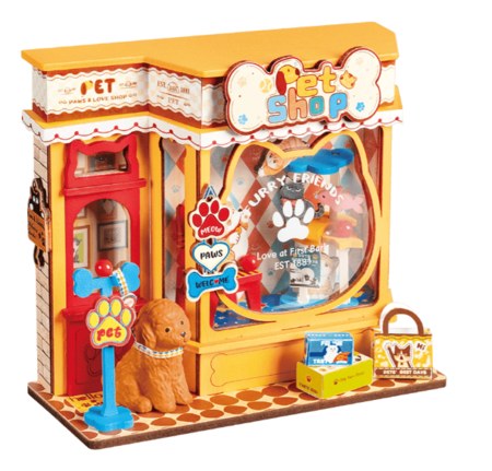 ROLIFE puidust konstruktor Lemmikloomapood, DS045 