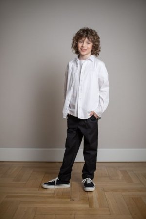 COCCODRILLO püksid, mustad, suurus 