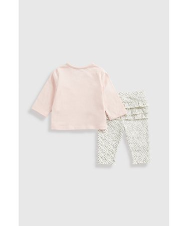MOTHERCARE pikkade varrukatega t-särk + retuusid, GF531 