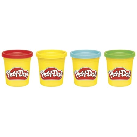 PLAY-DOH plastiliin, 4 tk, assortii, G05125L0 