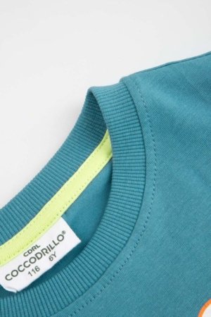 COCCODRILLO lühikeste varrukatega t-särk, rohelised, WC6143202FBK-013-092, 92 