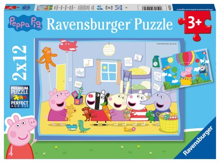 RAVENSBURGER pusled Peppa seiklus, 2x12tk, 5574 5574