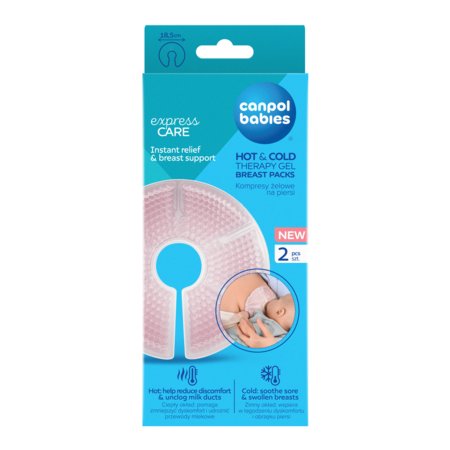 CANPOL BABIES kuuma- ja külmakompress geeliga rindadele, 2 tk., 78/023 
