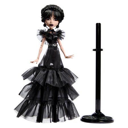 MONSTER HIGH X WEDNESDAY kollektsiooni nukk - peokleidis Wednesday, HXJ03 