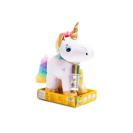 CRAYOLA värvitav pehme mänguasi Color Me Plush - Unicorn, 4026316 