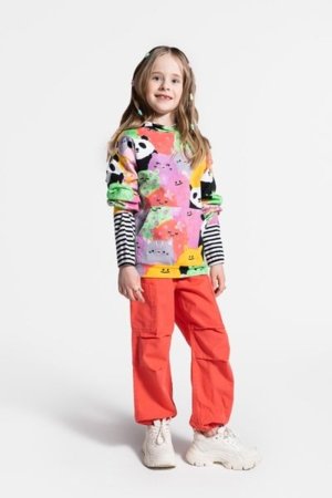 COCCODRILLO püksid REBEL GIRL KIDS, roosa, WC5119101RGK-025-122, 122 cm 