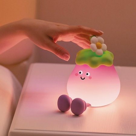 INNOGIO silikoonist öölamp, GIOeggplant, GIO-147 