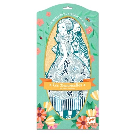 DJECO värvimiskomplekt Les demoiselles – Rebekka & friends, DJ09545
