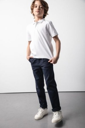 COCCODRILLO lühikeste varrukatega särk BACK TO SCHOOL BOY, valge, WC5143601BSB-001-164, 164 cm 
