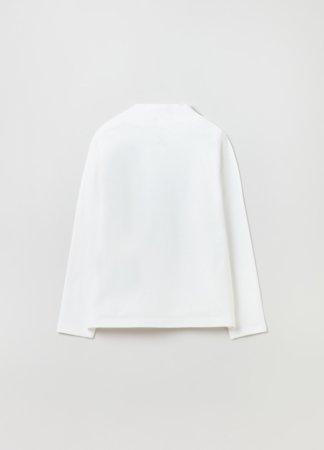 OVS GIRL3-10Y T-SHIRTS L/S 2H 7-8 WHITE 001904734 