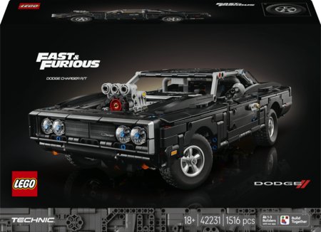 42231 LEGO® Technic Fast and Furious 1970 Dodge Charger R/T auto 