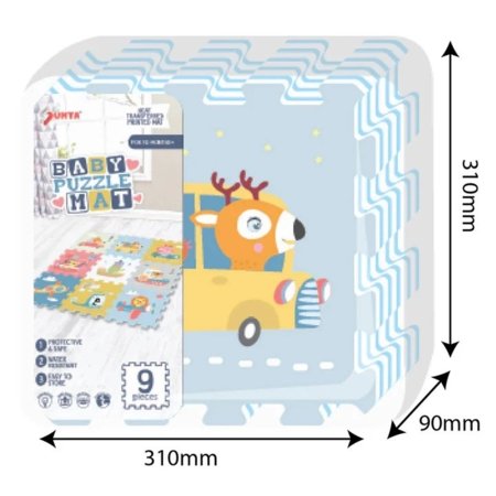 SUNTA laste puslematt Transport ja Loomad, 9 osa, 3087 