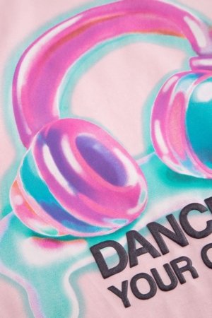 COCCODRILLO lühikeste varrukatega t-särk, roosad, WC6143201SGJ-007-128, 128 cm 