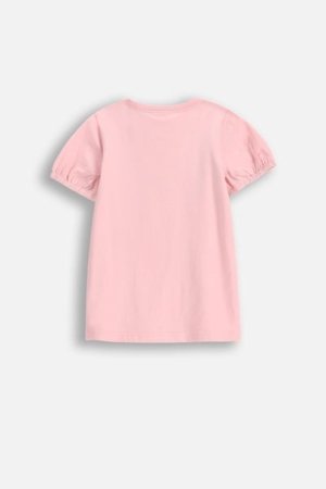 COCCODRILLO lühikeste varrukatega särk NOSTALGIC MEADOW GIRL KIDS, roosa, WC5143202NGK-033-122, 122 cm 