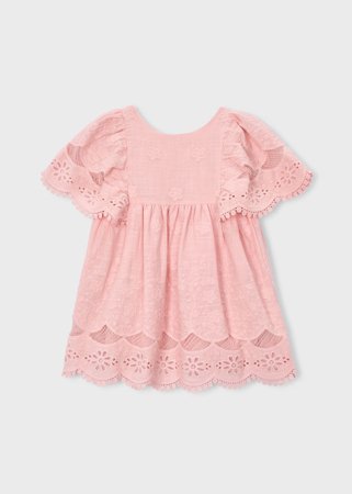 MAYORAL lühikeste varrukatega kleit, blossom, 3.923-82, 92  cm 