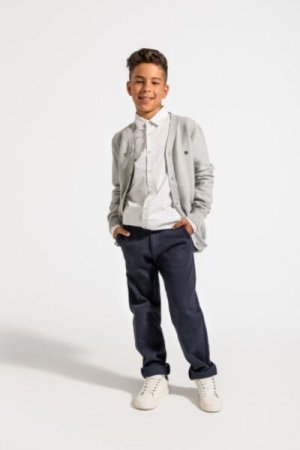 COCCODRILLO kardigan BACK TO SCHOOL BOY, hall, WC4172203BSB-019-164, 164 cm 
