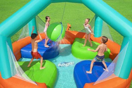 BESTWAY batuut  Dodge & Drench Water Park, 4.5m x 4.5m x 2.68m, 53383 53383