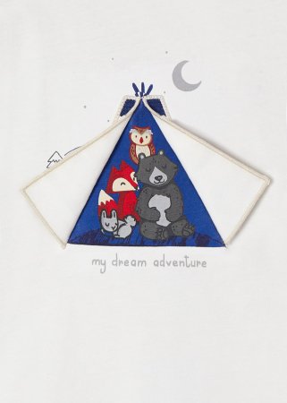 MAYORAL pikkade varrukatega t-särk 3D, kreemjas värv, 92 cm, 2007-55 2007-55 12