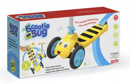 MOOKIE tõukeratas Scootiebug Bumble bee, kollane, 8560 8560