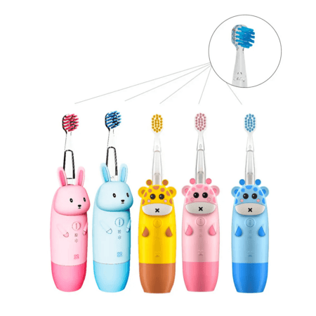INNOGIO varuotsikud hambaharjale, 2 tk GIOgiraffe/GIOrabbit, GIO-450BH 