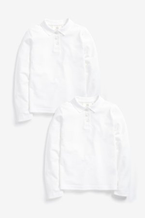 NEXT pikkade varrukatega polo särk, 2tk., 228199 110 22819914