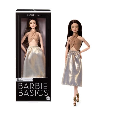 BARBIE Basics No06 pruunide juustega nukk, JJX25 