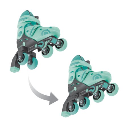 GLOBBER rulluisud Learning Skates 2 in 1, suurus 26–29, mündirohelised, 780-206 