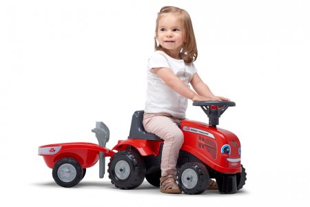 FALK pealeistutav traktor Massey Ferguson järelkäruga, 241C 241C