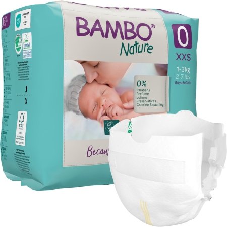 BAMBO mähkmed, 0 suurus, 1-3 kg, 24 tk., BAMBN9447 BAMBN9447
