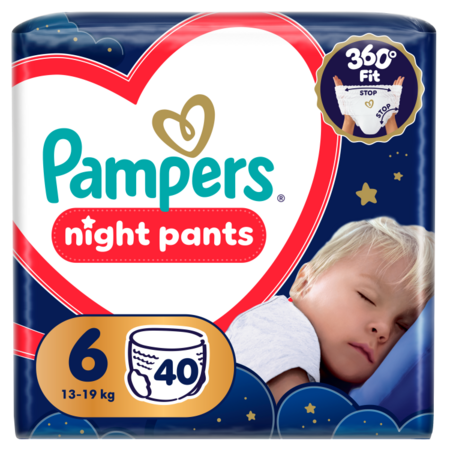 PAMPERS püksmähkmed Night Pants, 6 suurus, 13-19kg, 40 tk., 80895148 
