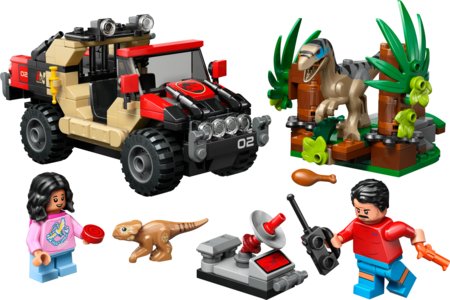 76972 LEGO® Jurassic World™ Raptori maastikupõgenemine 