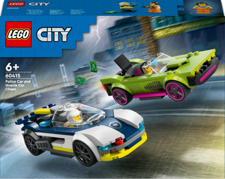 60415 LEGO® City Politseiauto Ja Muskelauto Tagaajamine 