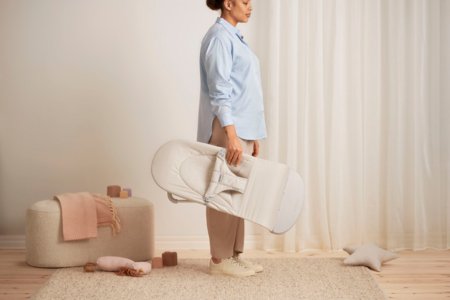 BABYBJÖRN lamamistool Balance Soft, Woven/Jersey Tri Fabric, Light Beige, 005130 