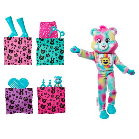 BARBIE Cutie Reveal – Hoolivate Karude sari 2: Heade tunnete karu, JFV62 