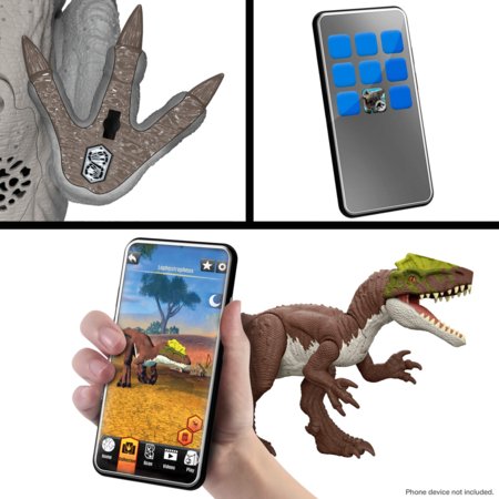 JURASSIC WORLD 1:32 interaktiivne Carnotauruse dinosaurus, JKG85 