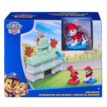 PAW PATROL mini mängukomplekt Chase Adventure Tower / Marshall Fire Rescue, assortii, 6075209 