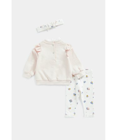 MOTHERCARE pusa, püksid ja peapael, FA895 640457