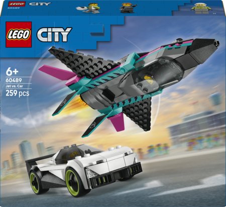 60489 LEGO® City Lennuk vs. auto 
