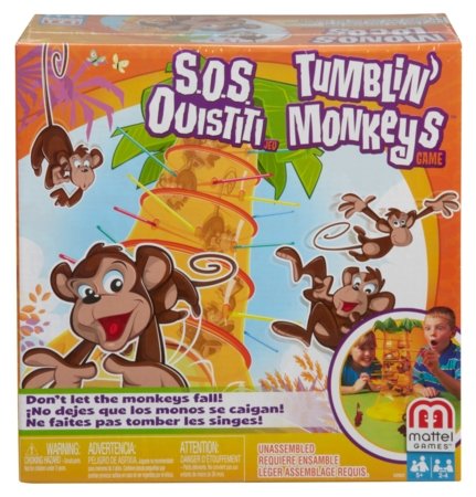 MATTEL GAMES lauamäng Akrobaatilised ahvikesed, 52563 