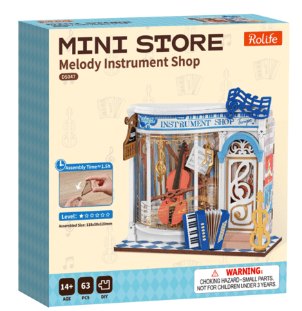 ROLIFE puidust konstruktor Muusikariistade pood, DS047 