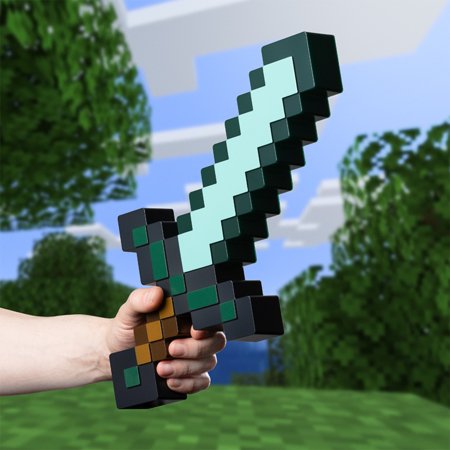 PALADONE MINECRAFT Teemantmõõga lamp, PP12711MCF 