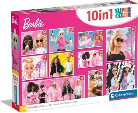 CLEMENTONI BARBIE pusle, 10in1, 20282 